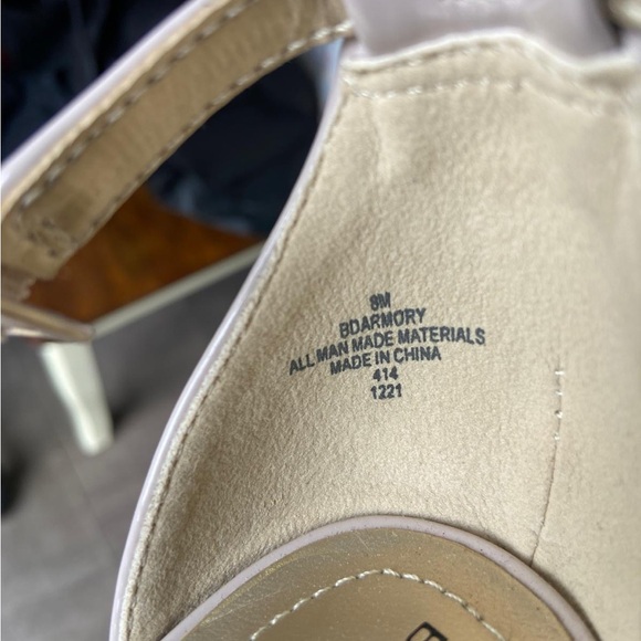 Bandolino Armory Natural Nude Comfort Prom Party Wedding Heels Sandals - Picture 4 of 5